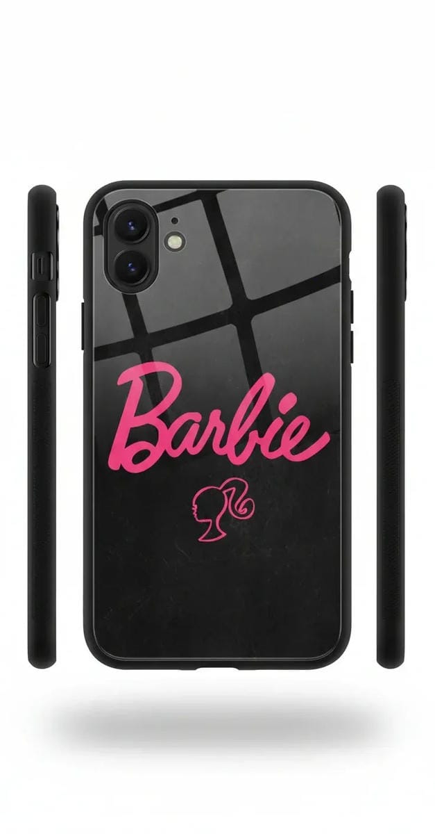 Noir Icon Barbie Glass Case