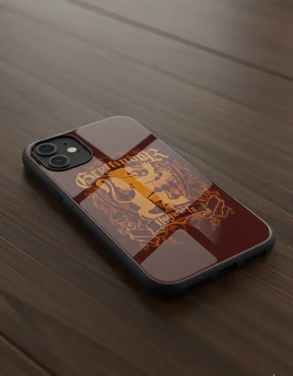 Gryffindor Crest Glass Case
