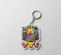 Duck Tape Pun Keychain