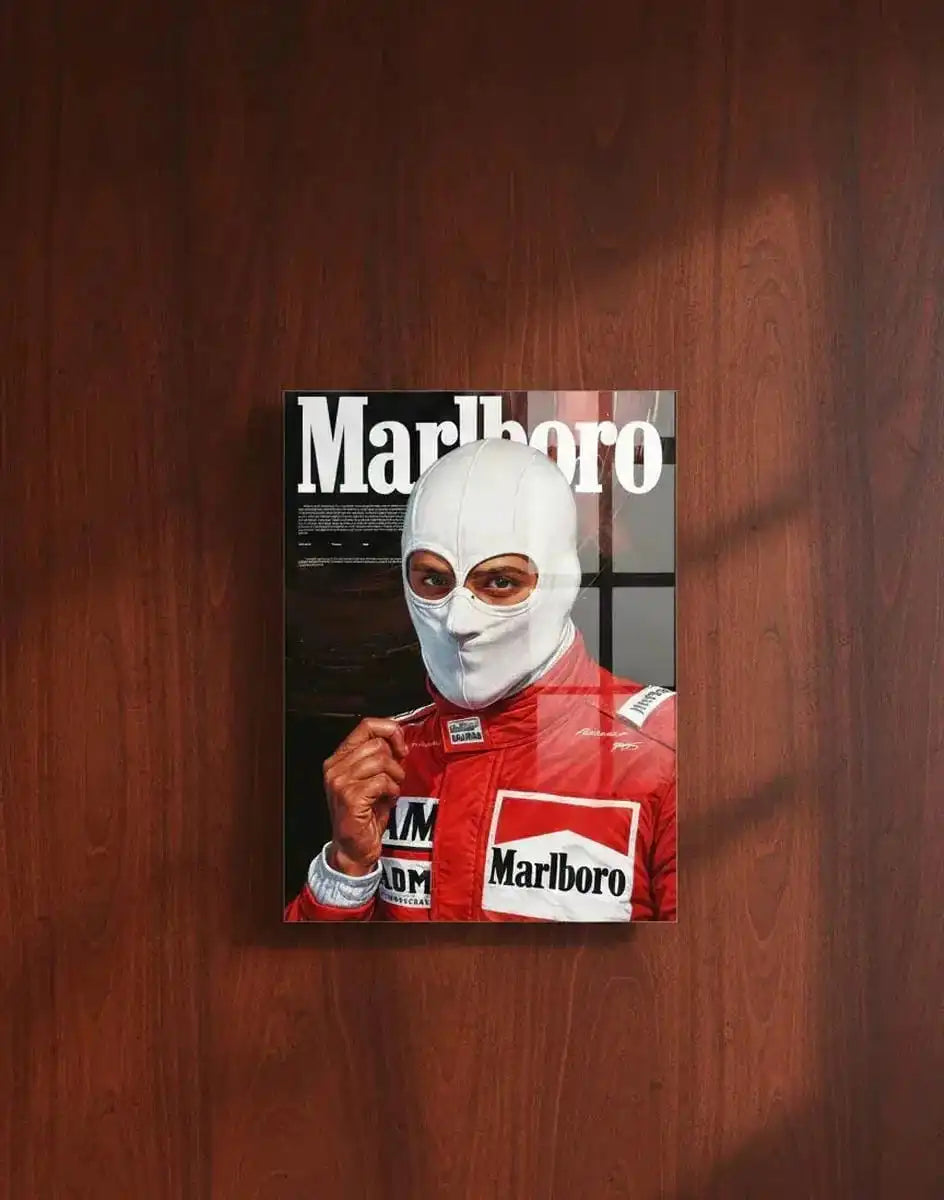 Marlboro Racing Acrylic Wall Poster