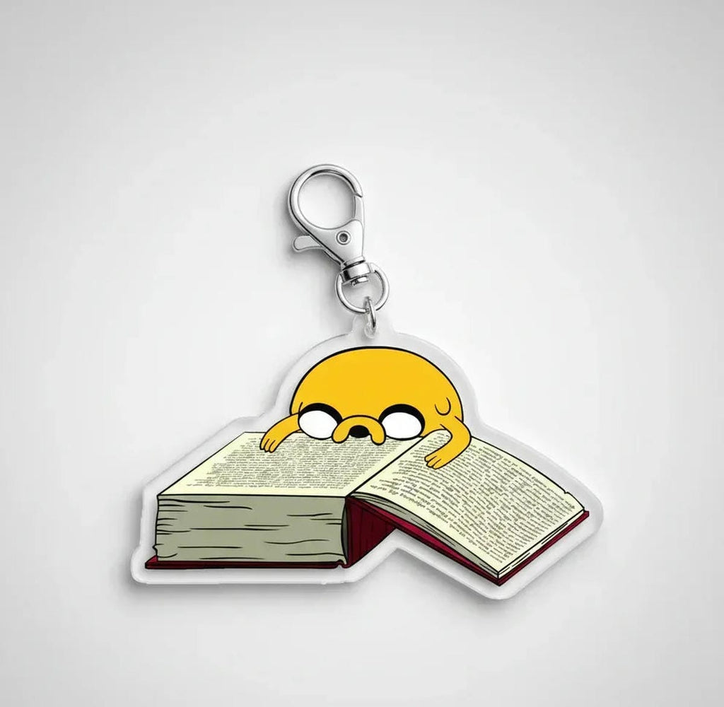Jake the Dog Book Keychain