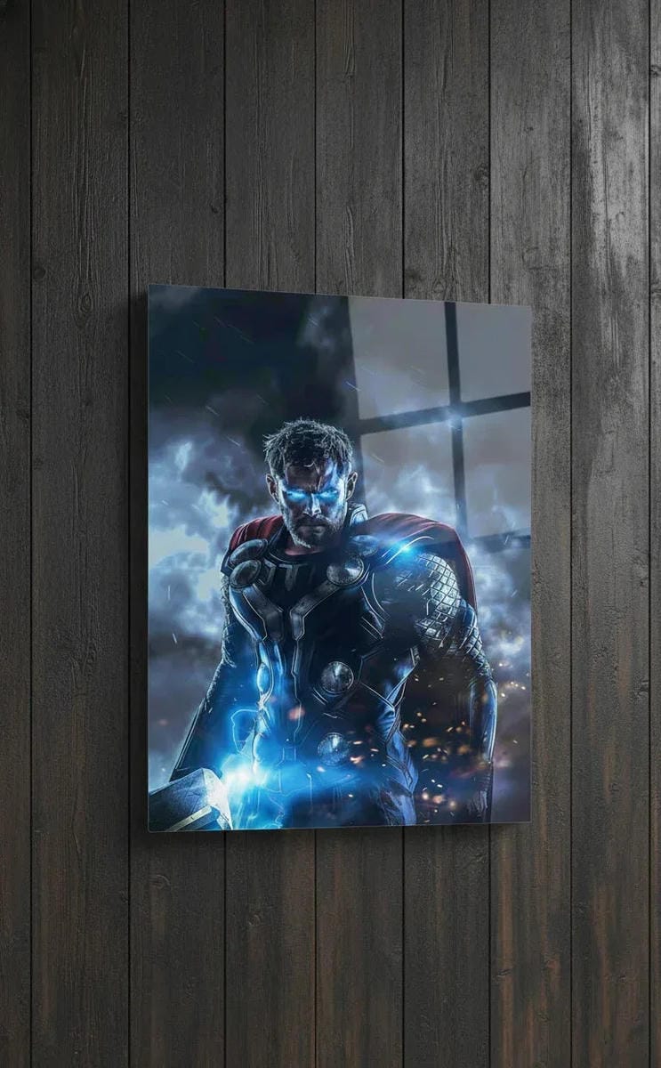 God of Thunder Acrylic Poster