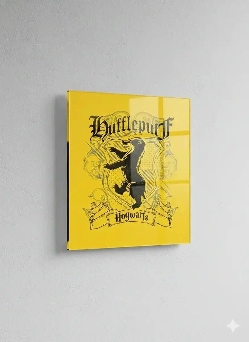 Hufflepuff Pride Acrylic Wall Poster
