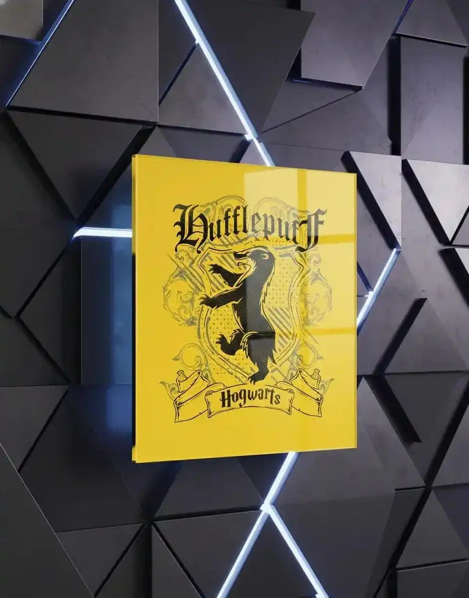 Hufflepuff Pride Acrylic Wall Poster