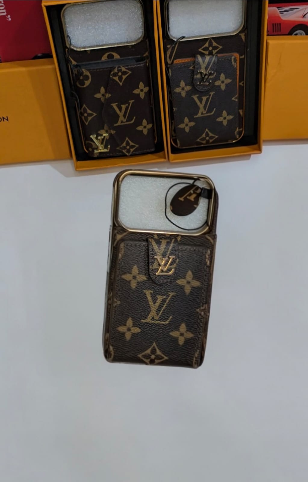 Monogram Classic Wallet Case – Button Flap