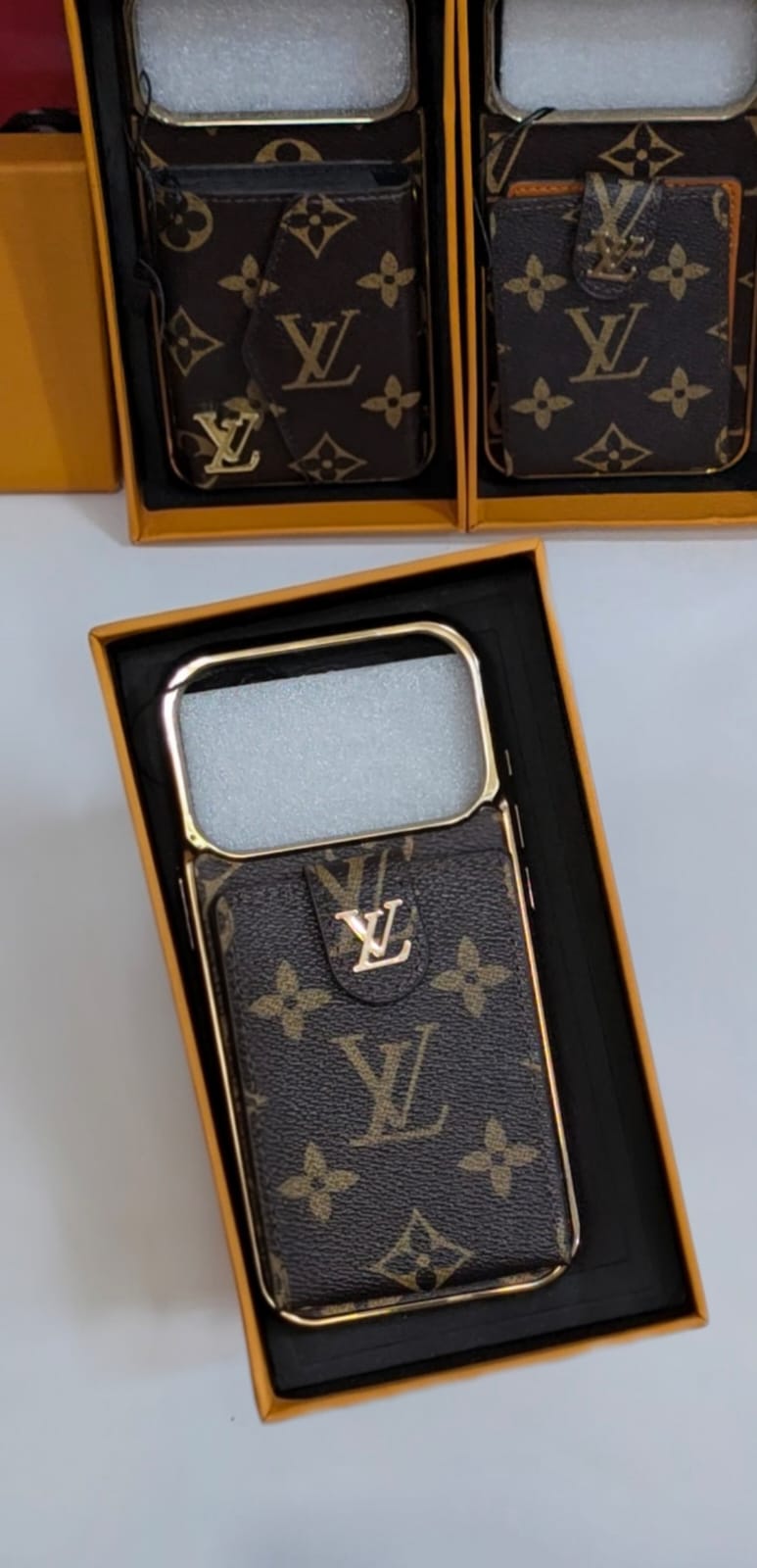 Monogram Classic Wallet Case – Button Flap