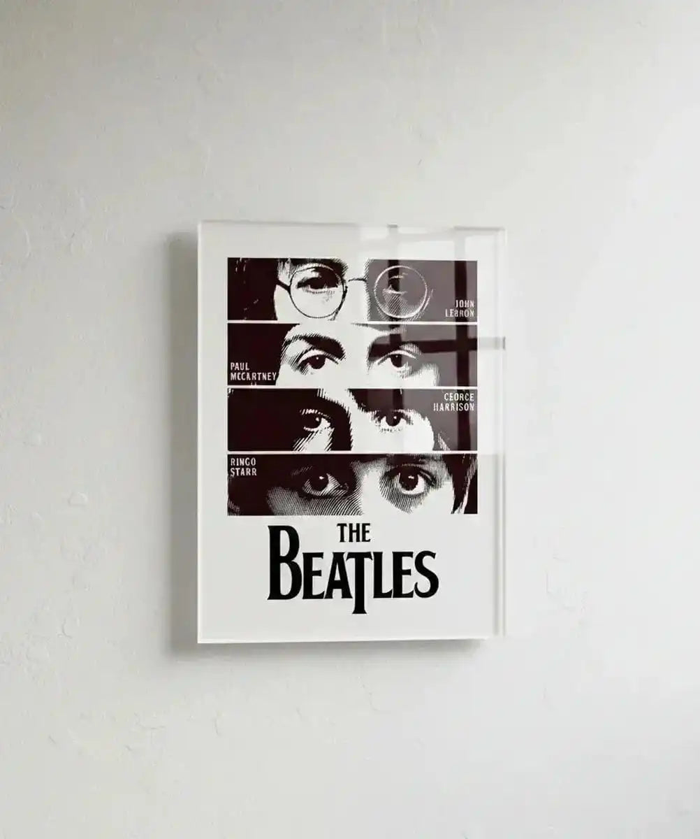 The Fab Four Acrylic Wall Poster