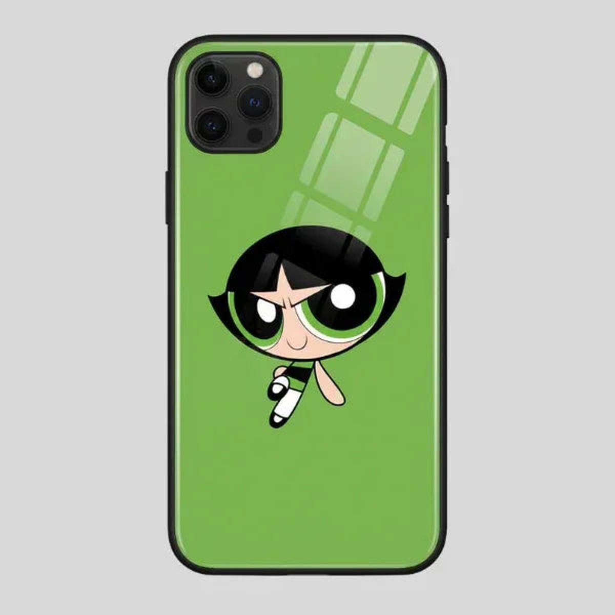 Green Buttercup Glass Case