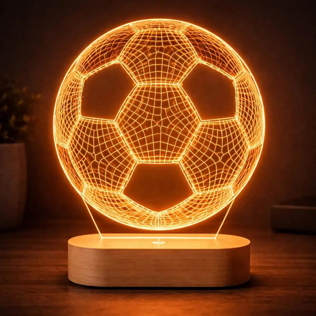 3D Football Paglu Lamp