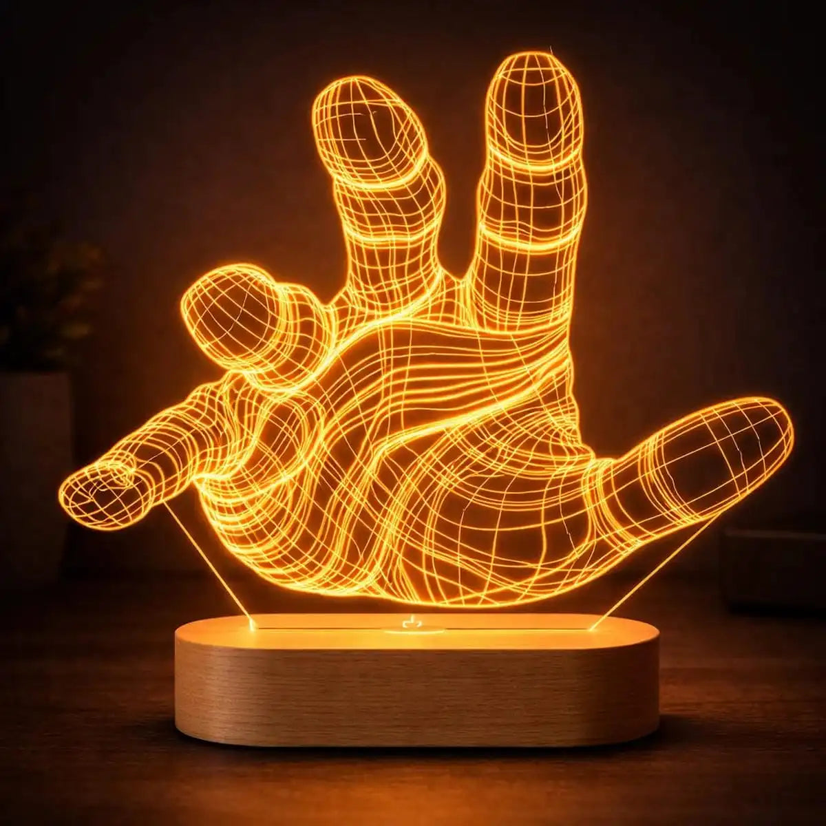 3D Kneel Hand Lamp