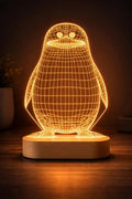 3D Pingu Penguin Lamp