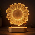 3D Sunflower Bright Lamp
